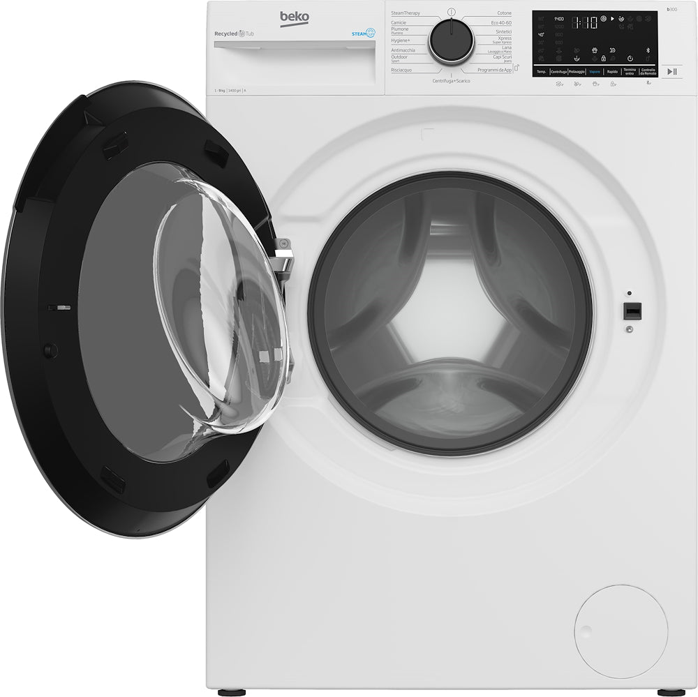 Beko BWGT394S Lav.c/front 9kg 1400giri Ce.a Inverter Vap. Bt