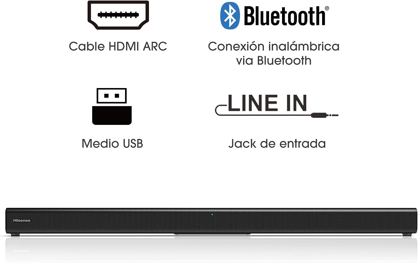 Hisense HS205 Sound Bar 2.0 60w
