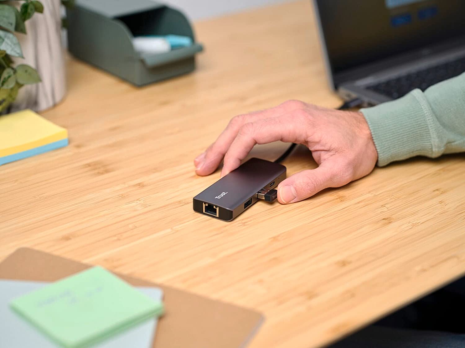 Trust Dalyx Adattatore multiporta USB-C 6-in-1 Argento