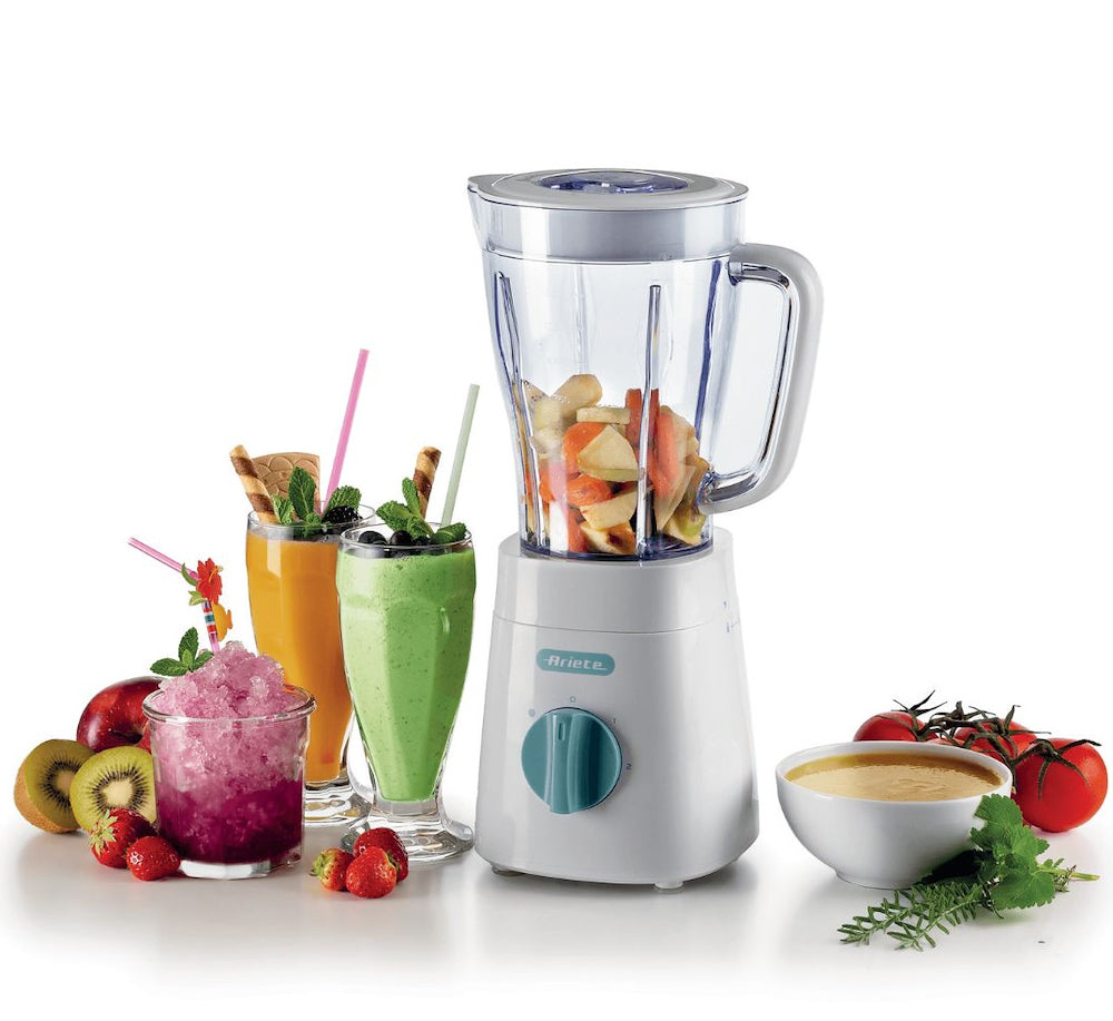 Ariete 576 Frullatore 500w 2vel+turbo 1.5lt 4lame Inox Bianco