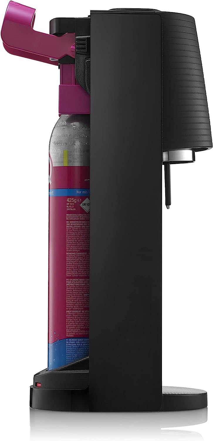 Sodastream 2270210 Gasatore Terra Black + 1bottiglia 1lt + 1cilindro