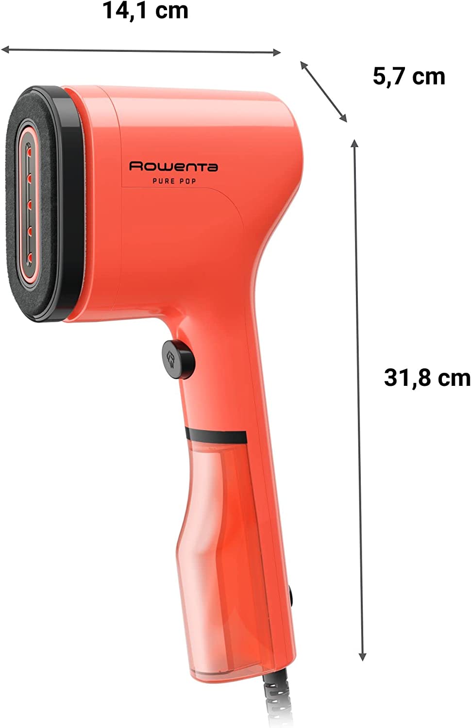 Rowenta DR2022D1 Stiratore Verticale Pure Pop Red