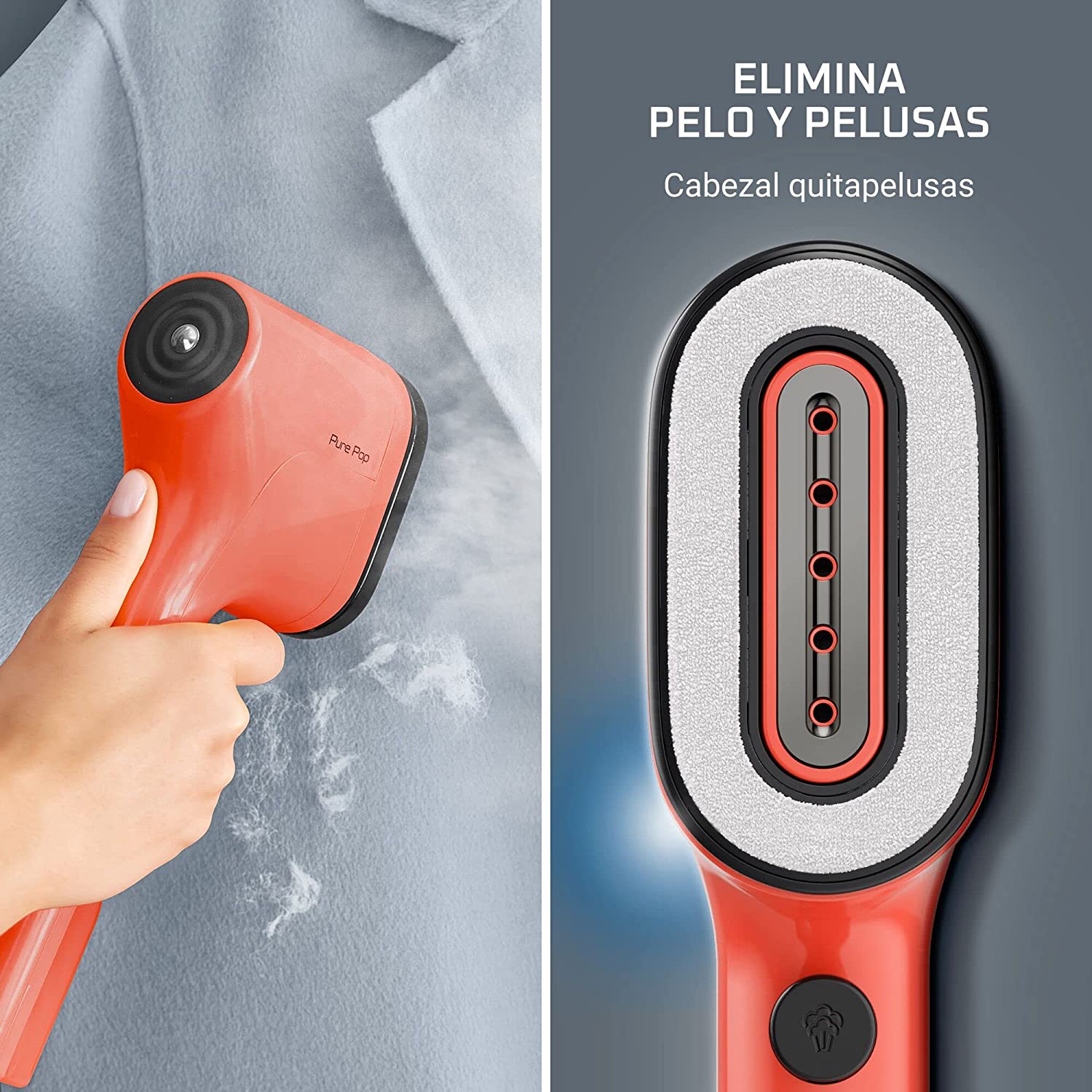 Rowenta DR2022D1 Stiratore Verticale Pure Pop Red