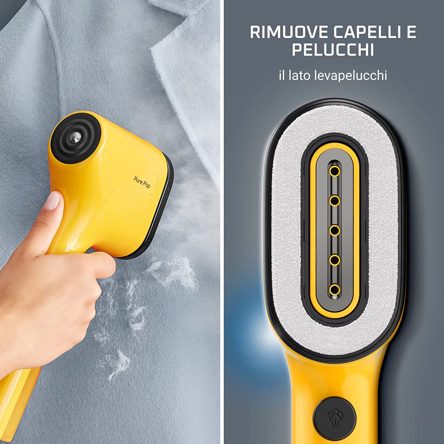 Rowenta DR2026D1 Stiratore Verticale Pure Pop Yellow