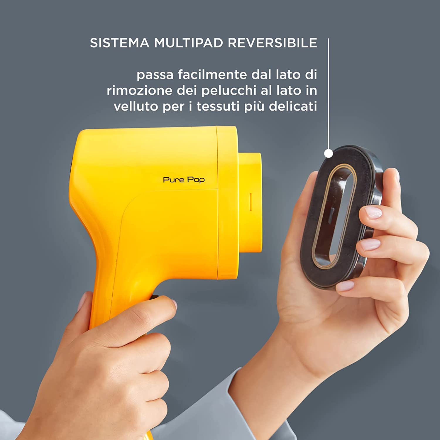 Rowenta DR2026D1 Stiratore Verticale Pure Pop Yellow