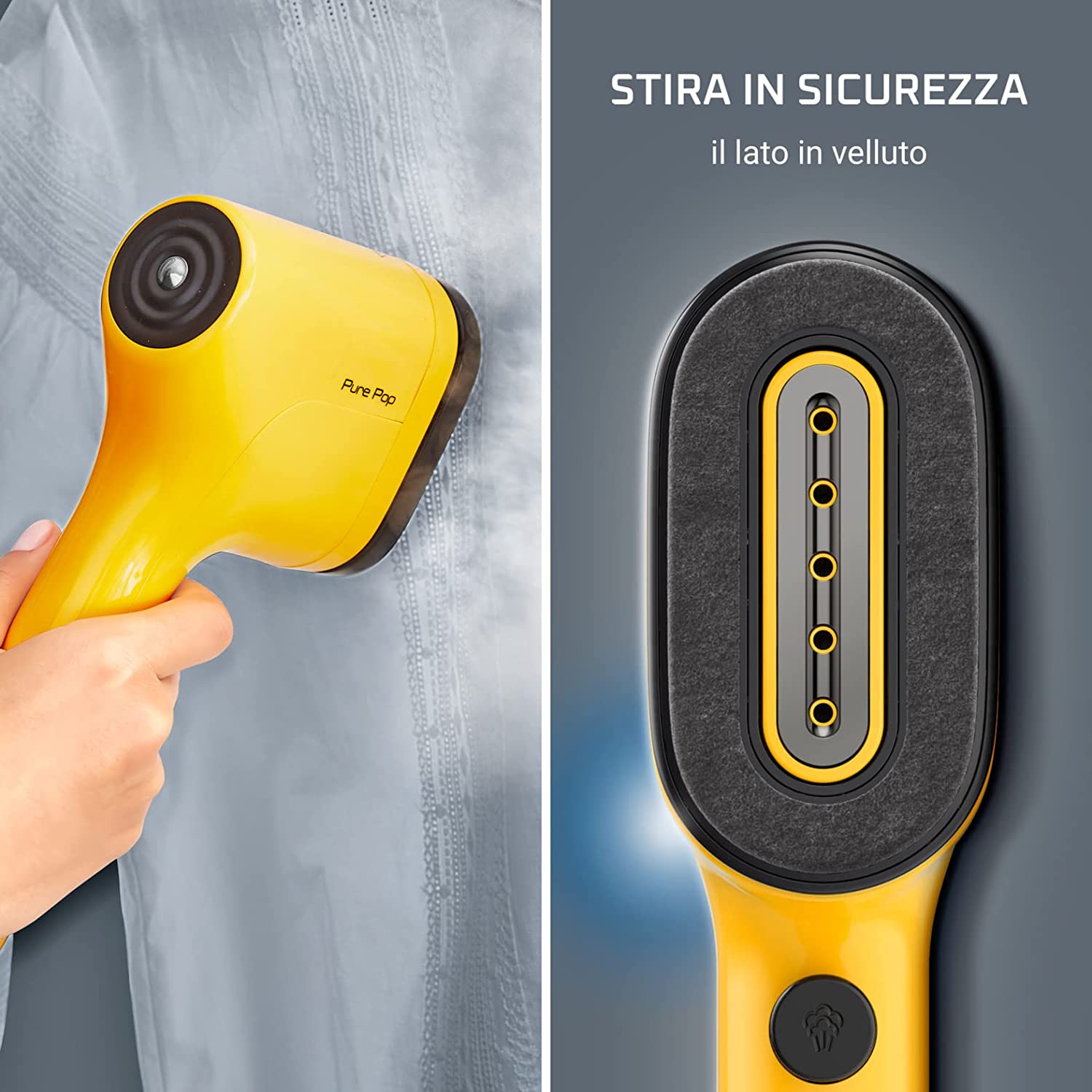 Rowenta DR2026D1 Stiratore Verticale Pure Pop Yellow