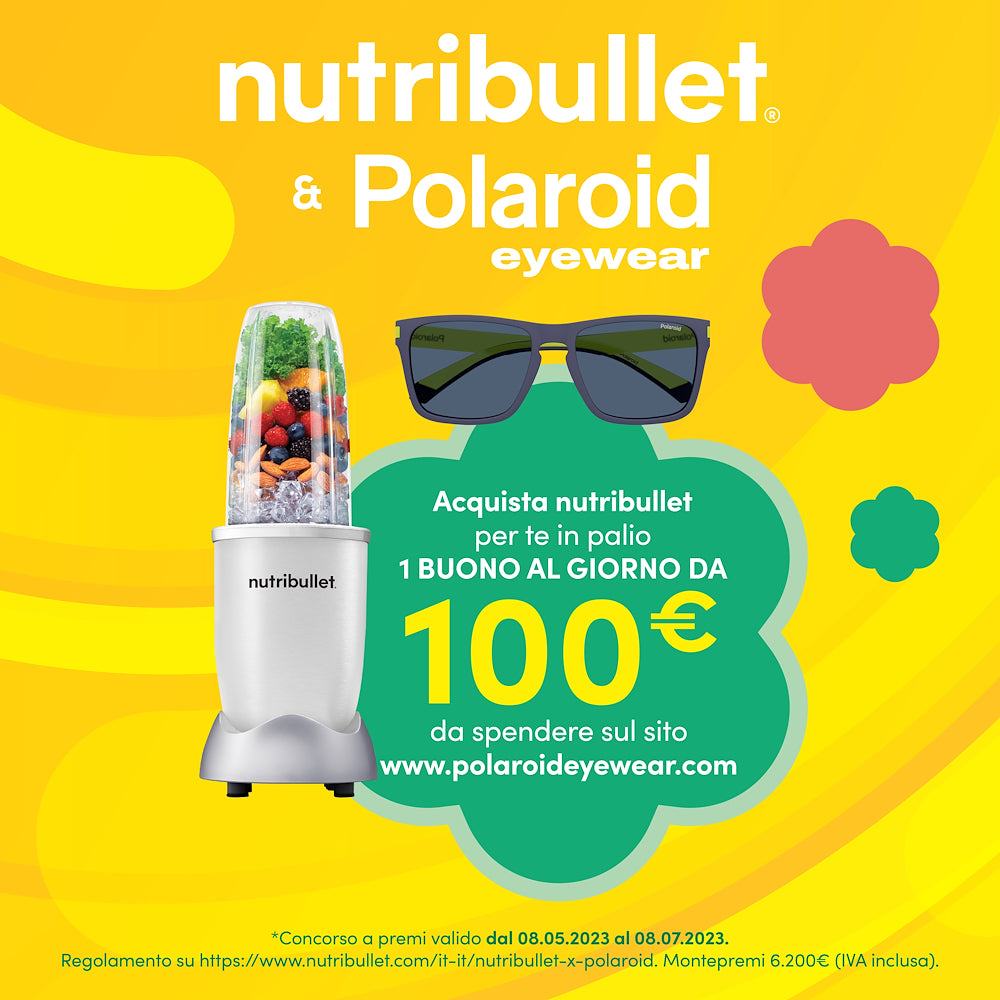 Nutribullet MBR06B Frullatore 200w 1vel. 2caraf. 500/300ml Nero