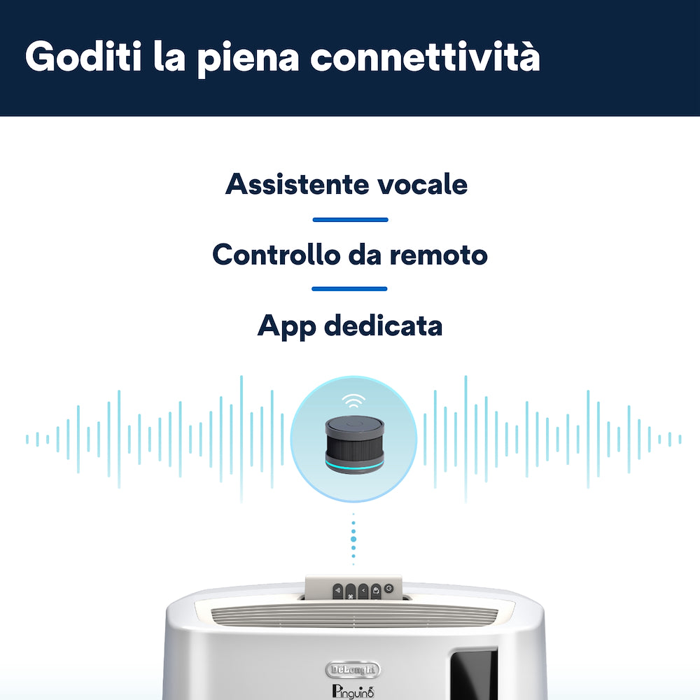 De Longhi PACEL110ERFWIFI Cond.monoblocco 2.9kw Cl.a Disp.led R290 Bt/wifi