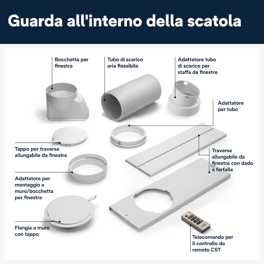 De Longhi PACEL110ERFWIFI Cond.monoblocco 2.9kw Cl.a Disp.led R290 Bt/wifi