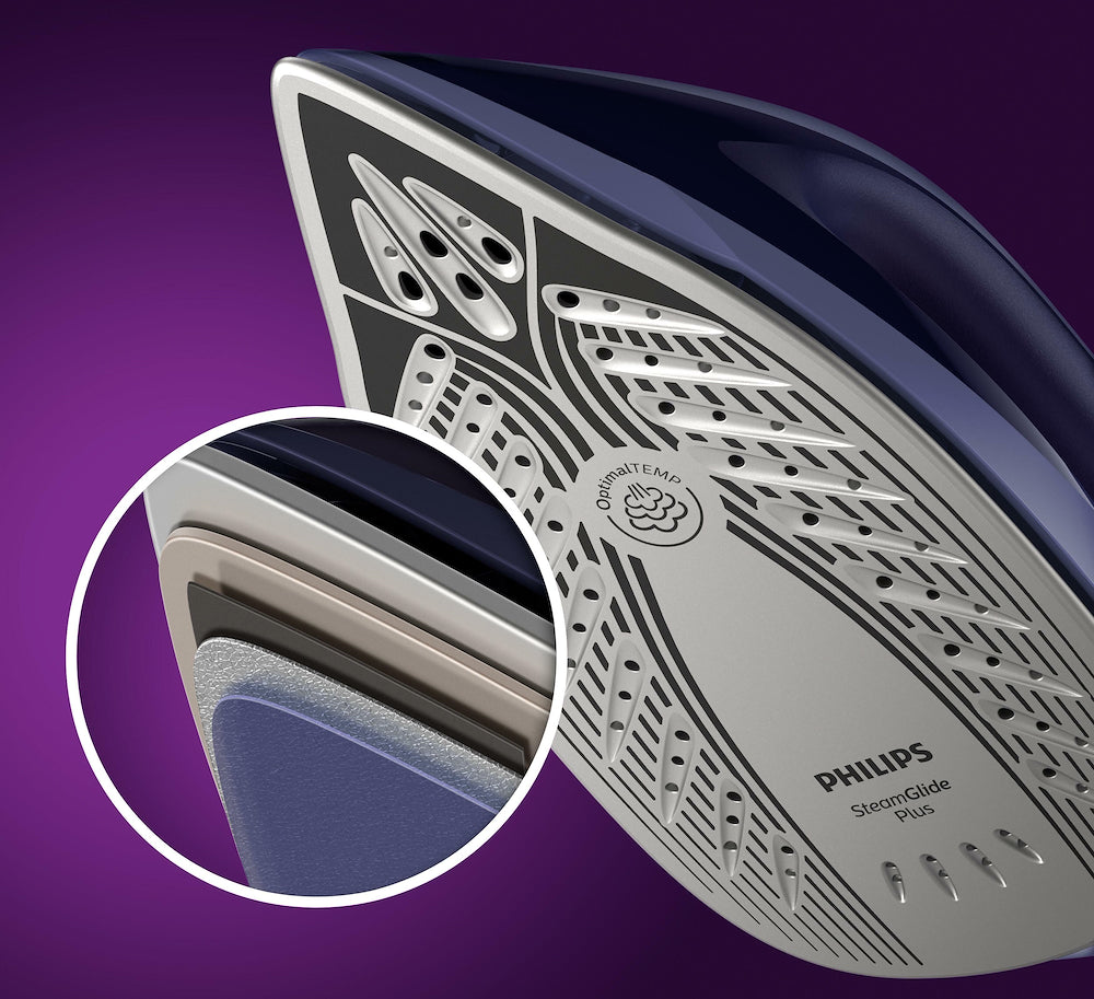 Philips DST7030 Ferro Vapore 2800w Piast.steamglide Plus Blu Scuro
