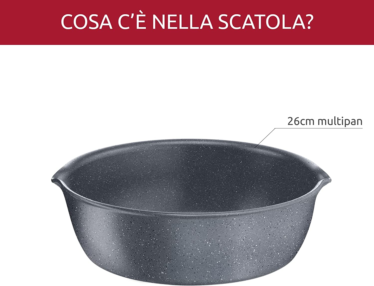 Lagostina Ingenio Mineralis Green, Padella multiuso 26 cm