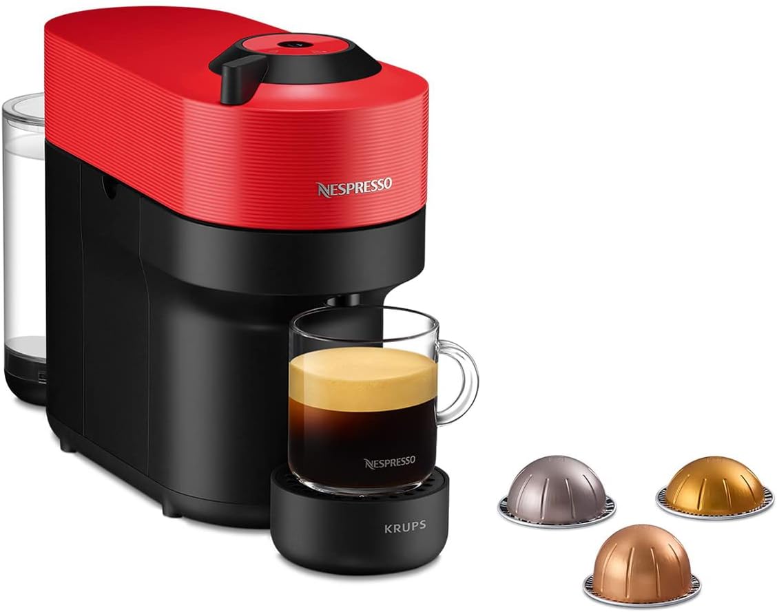 Krups Macchina da caffè Vertuo Pop Nespresso Pop Rosso