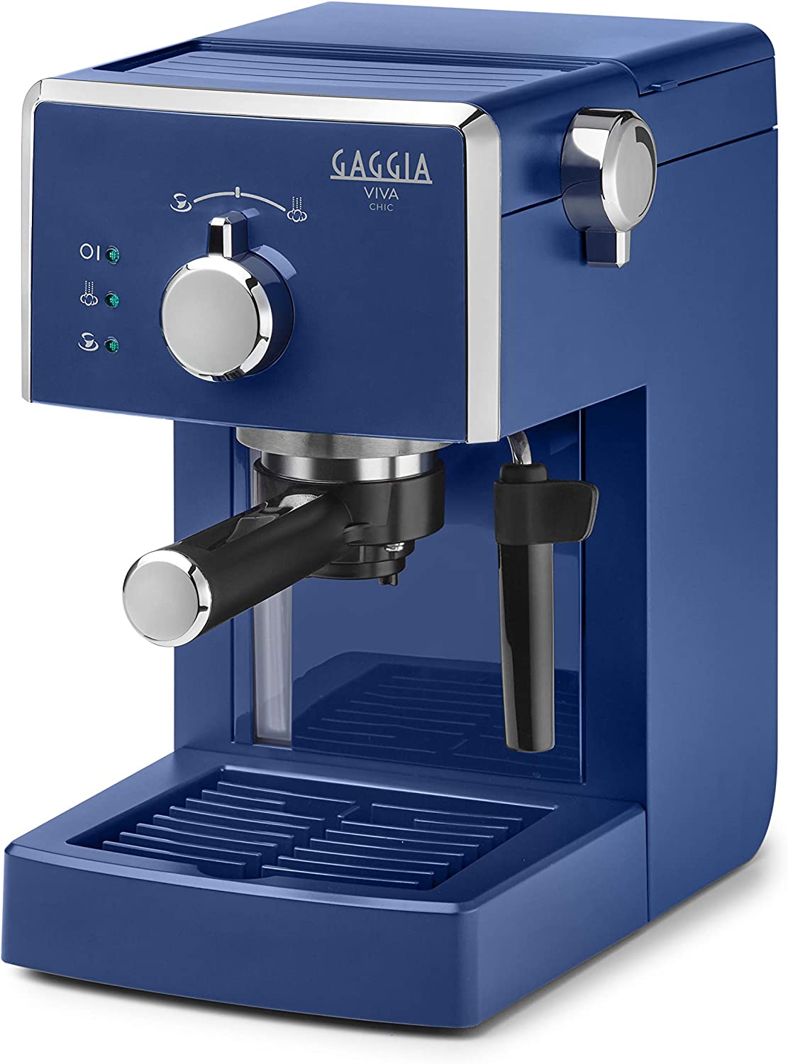 Gaggia RI843312 M.caffe' Cialde/polv 1025w 1lt Vivachic Midn.blue