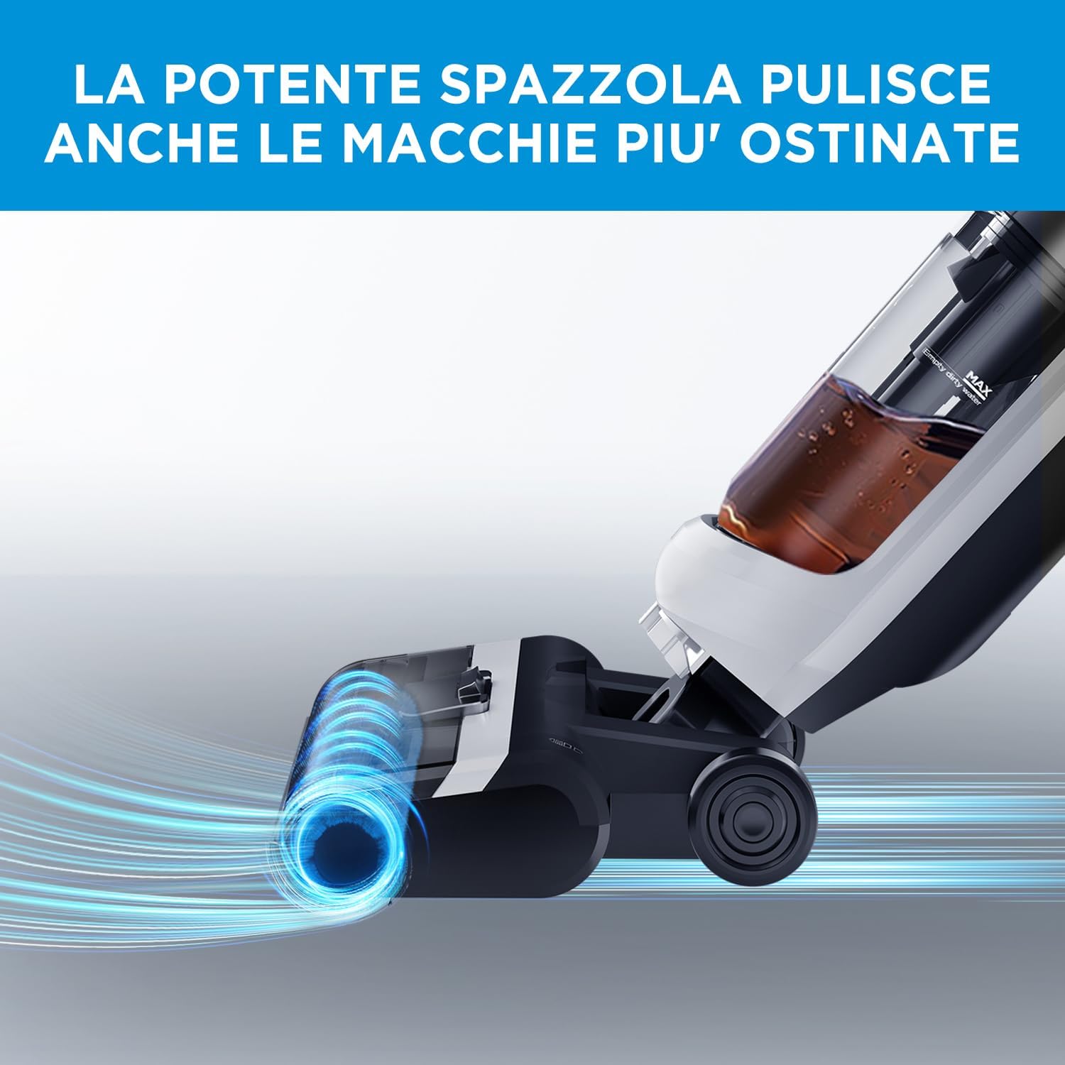Midea X6 Lavasciuga Pavimenti 21.6v 0.6lt Hepa Bianco