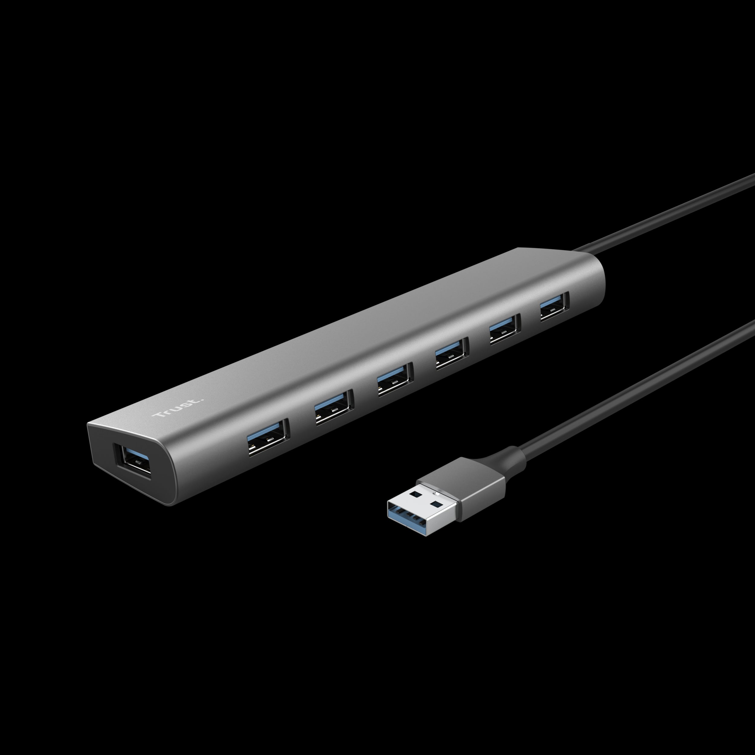Trust Halyx Hub a 7 porte USB 3.2 Gen 1 Grigio