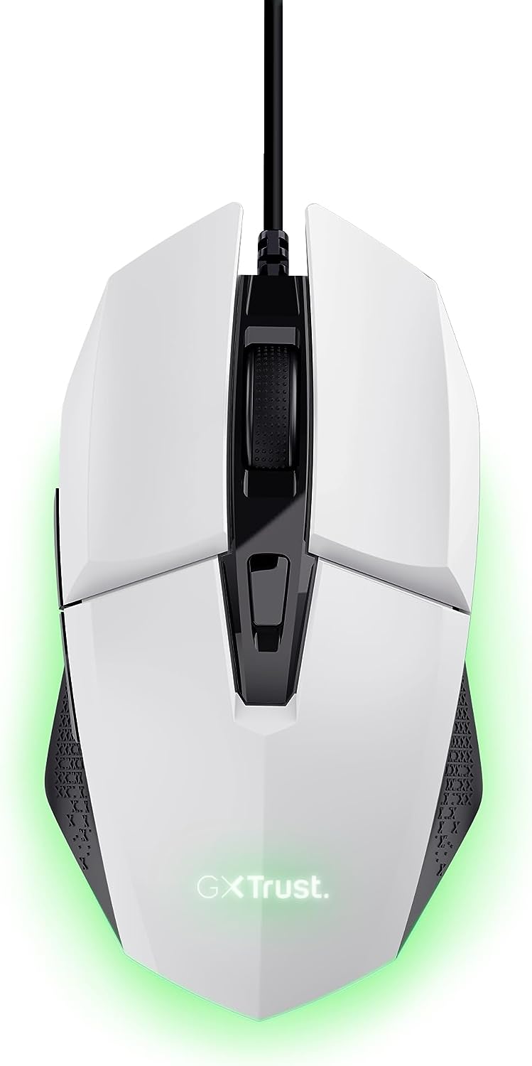 Trust Gaming GXT 109W FeloxMouse da gaming illuminato Bianco