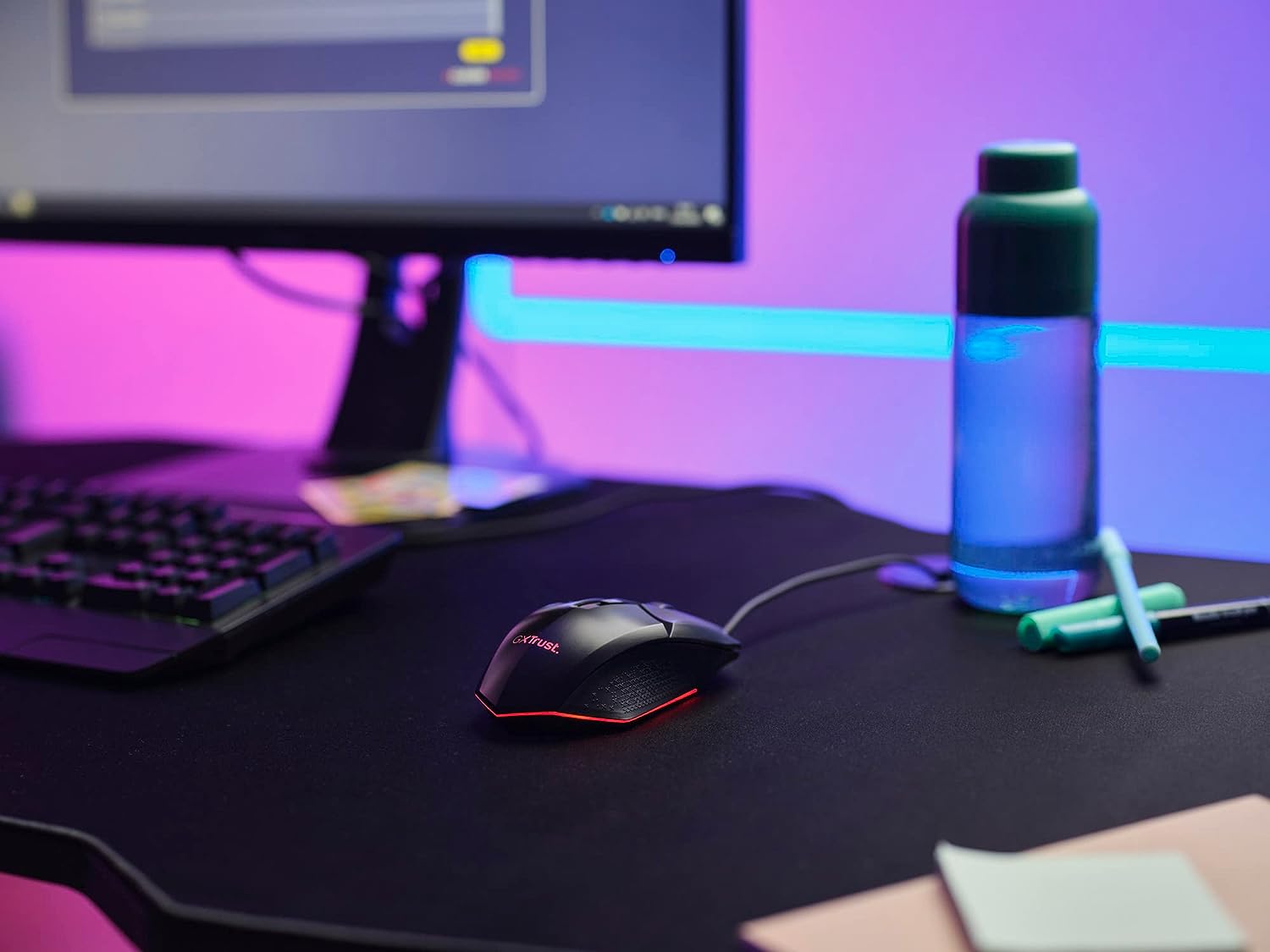 Trust Gaming GXT 109 FeloxMouse da gaming illuminato Nero
