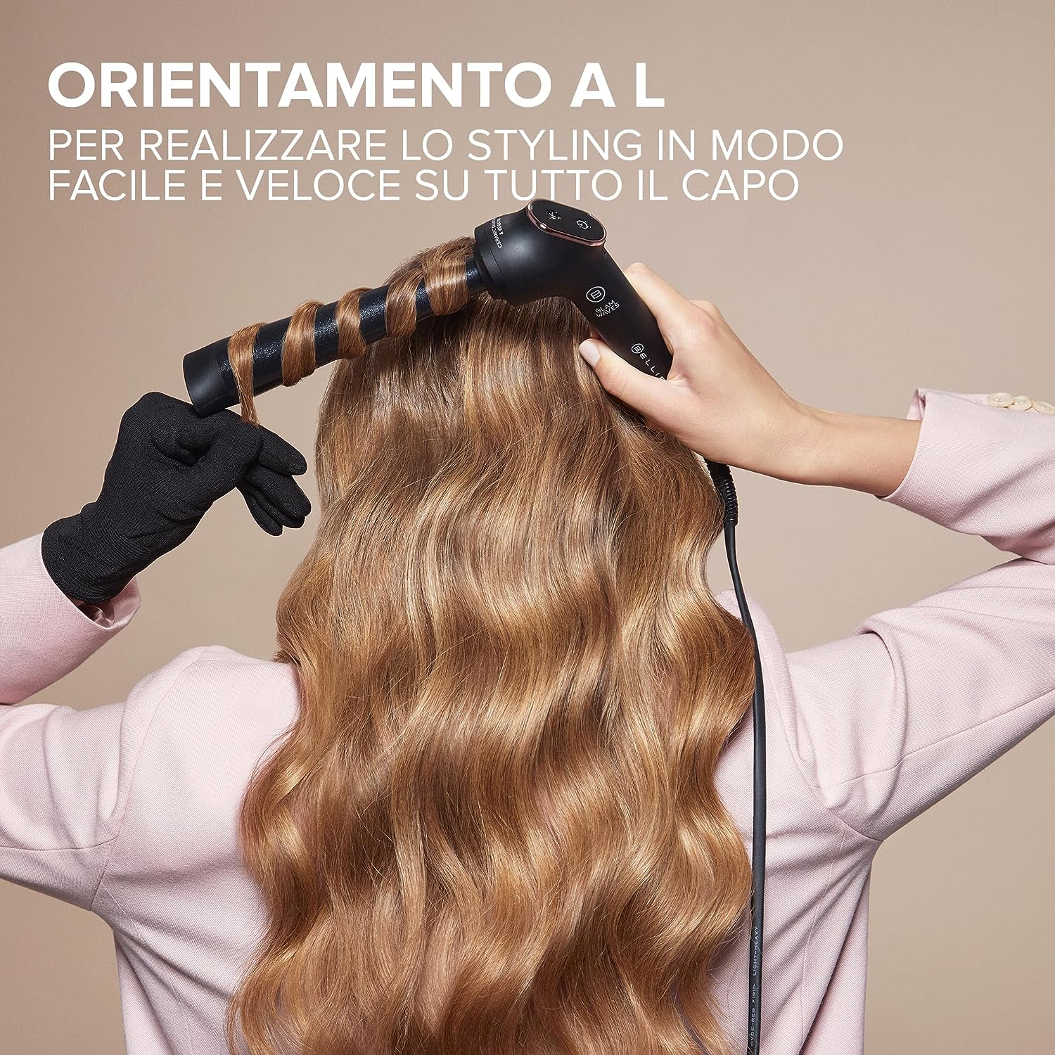 Imetec 11856 Ferro Arricciacapelli 5temp. Bellissima Glam Waves