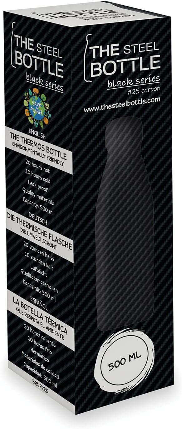 The Steel Bottle #25 Carbon Bottiglia Termica 500ml