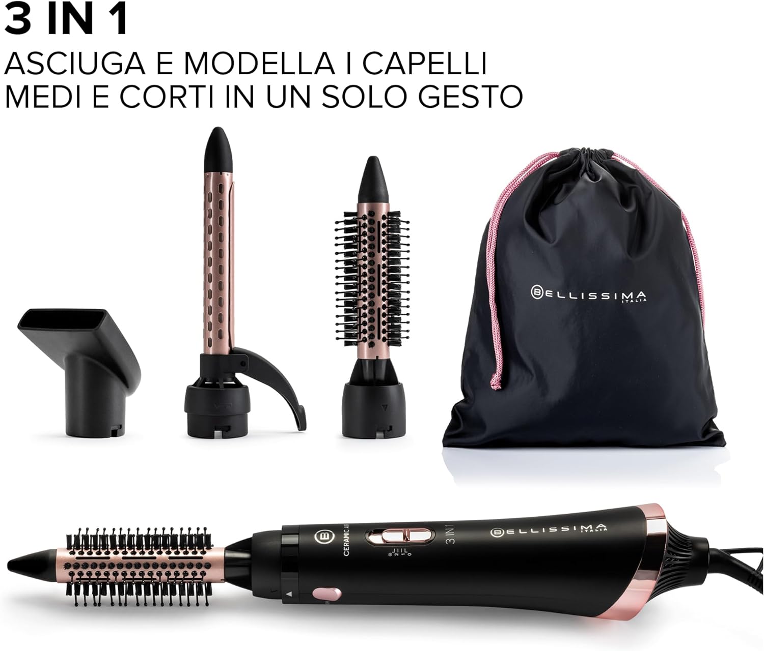 Imetec 11886 Styler Modell. 800w 3in1 Bellissima Ceramic Air