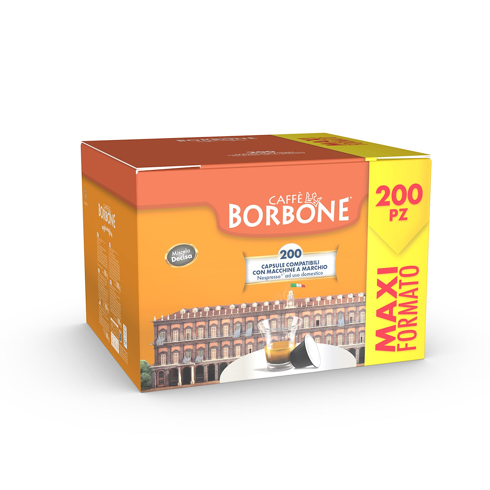 Caffe Borbone REBNERADECISA4X50N Capsule Caffe Comp.nespresso Miscela Decisa 200pz