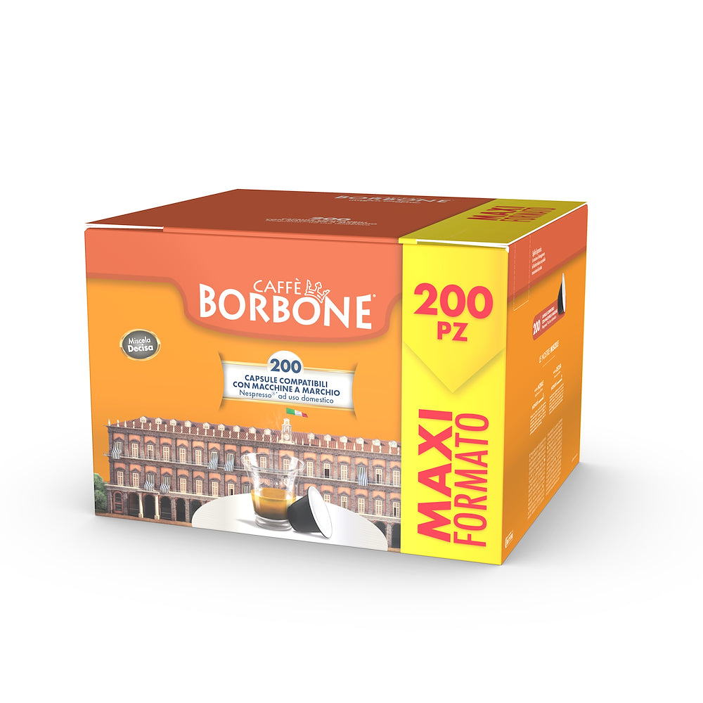 Caffe Borbone REBNERADECISA4X50N Capsule Caffe Comp.nespresso Miscela Decisa 200pz