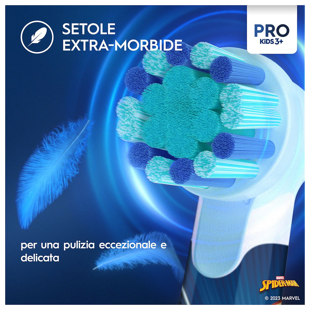 Oral-b VITALITYPROSPIDERMAN Spazz.elett.2d C/2 Testine Kids Spider-man