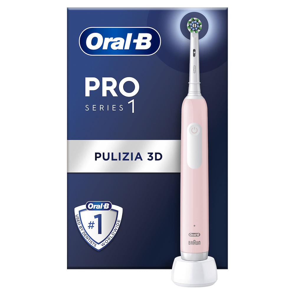 Oral-b PRO1PINK Spazz.elett.3d C/2 Testine Pink