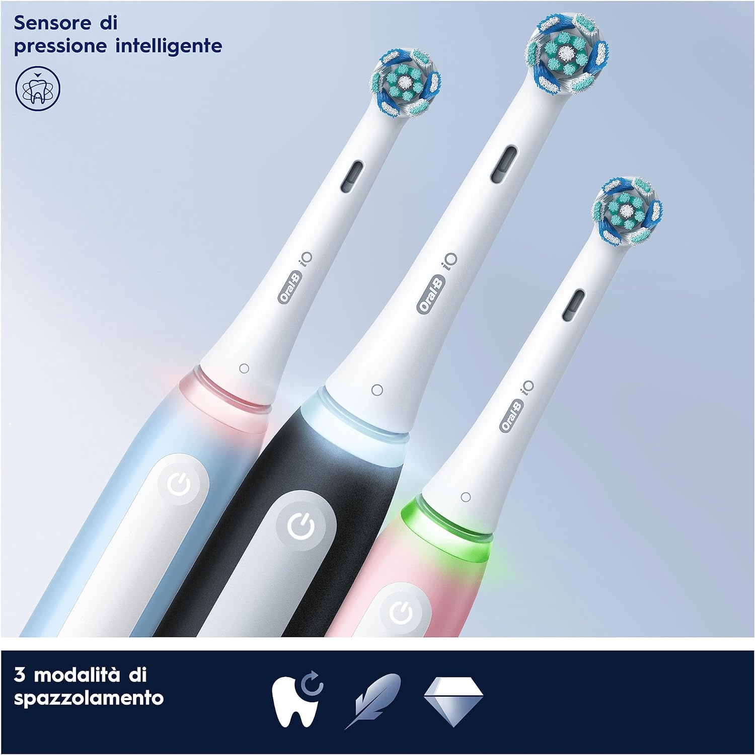 Oral-b IO3BLACK Spazz.elett. C/travel Case Black