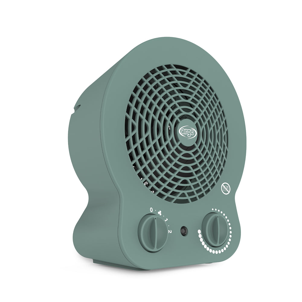 Argo DORIMINT Termoventilatore Bagno 2000w 60mq 2mod. Verde