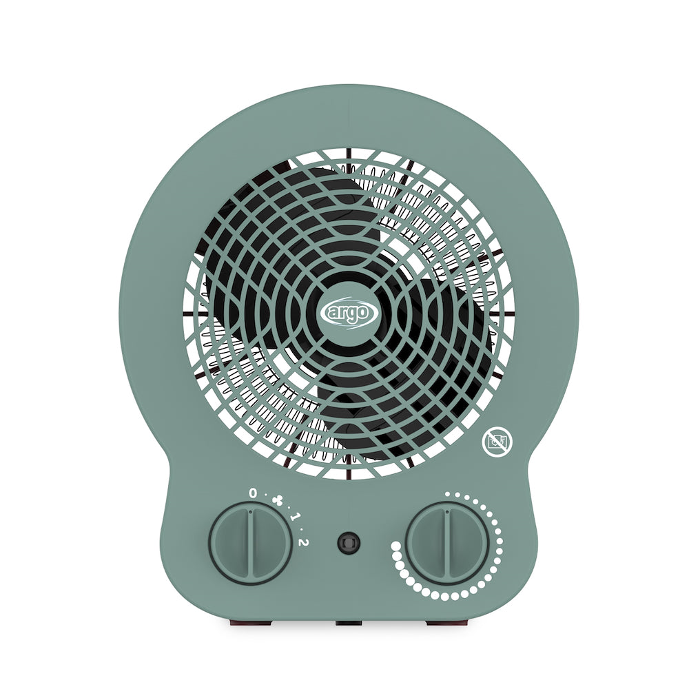 Argo DORIMINT Termoventilatore Bagno 2000w 60mq 2mod. Verde