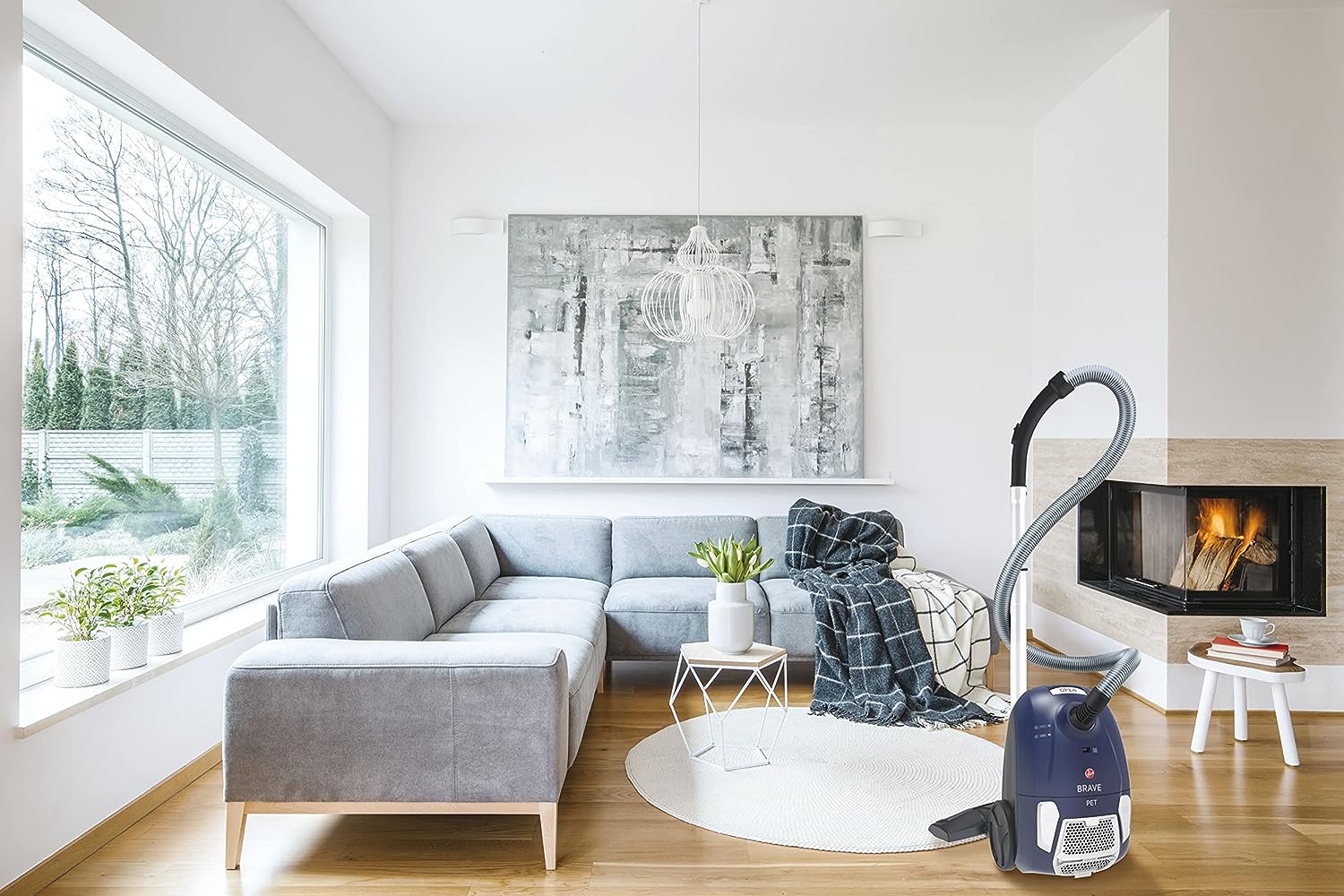 Hoover BV60PET Aspir. C/sacco 700w 2.3lt +access. Brave Pet Blue