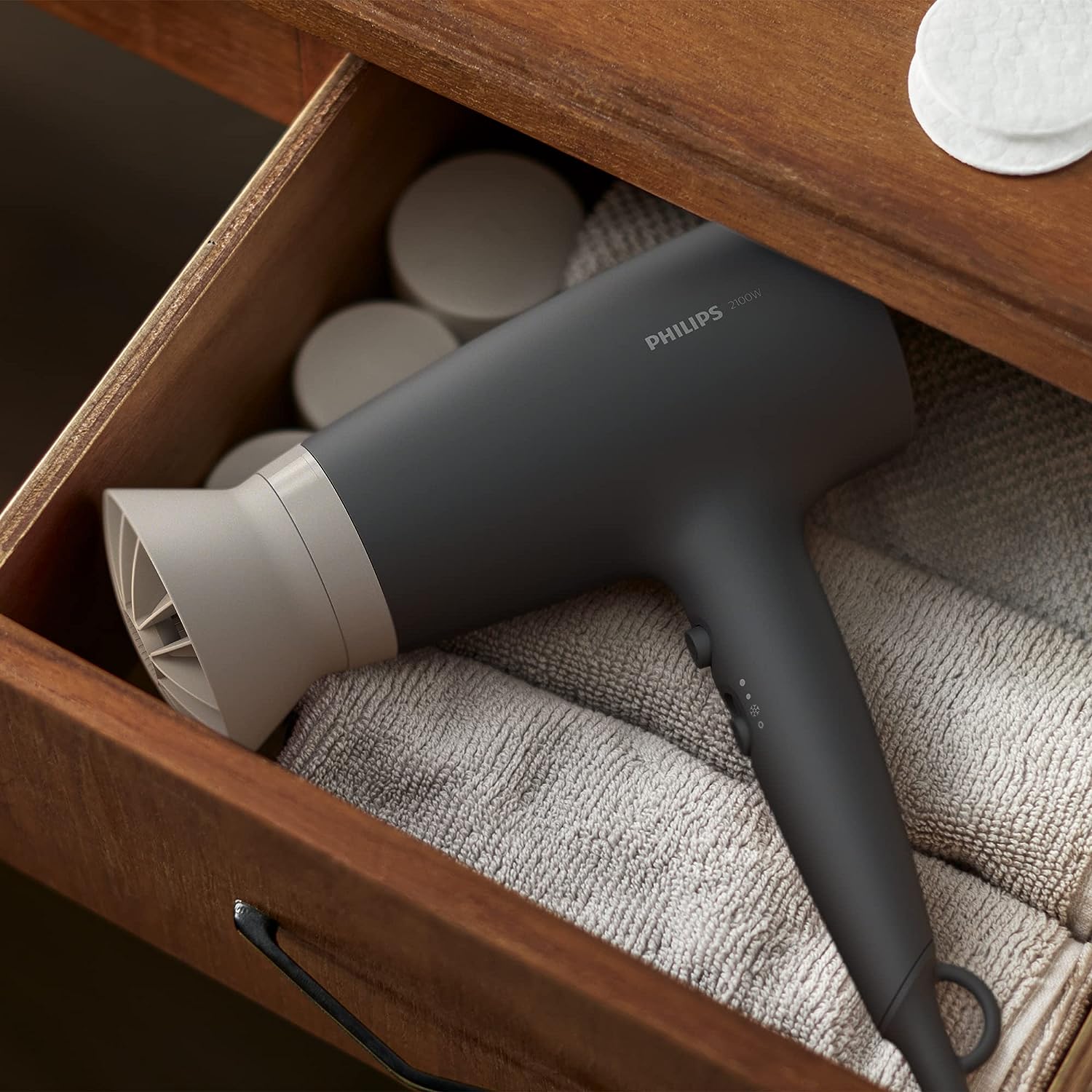 Philips BHD351 Phon 2100w 2vel. 3temp. Ionic Care Nero