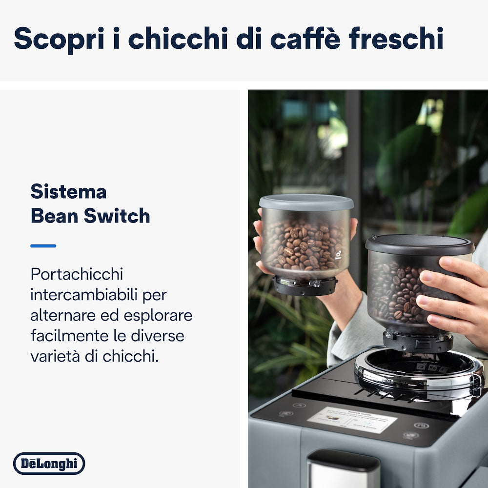 De Longhi EXAM44055G M.caffe' Automat.1450w Tft 1.4l Rivelia Milk Grey