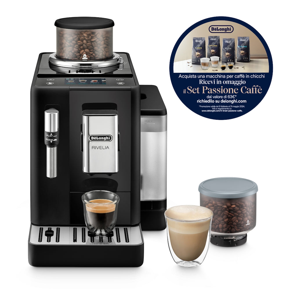 De Longhi EXAM44035B M.caffe' Automat.1450w Tft 1.4l Rivelia Coffee Blk