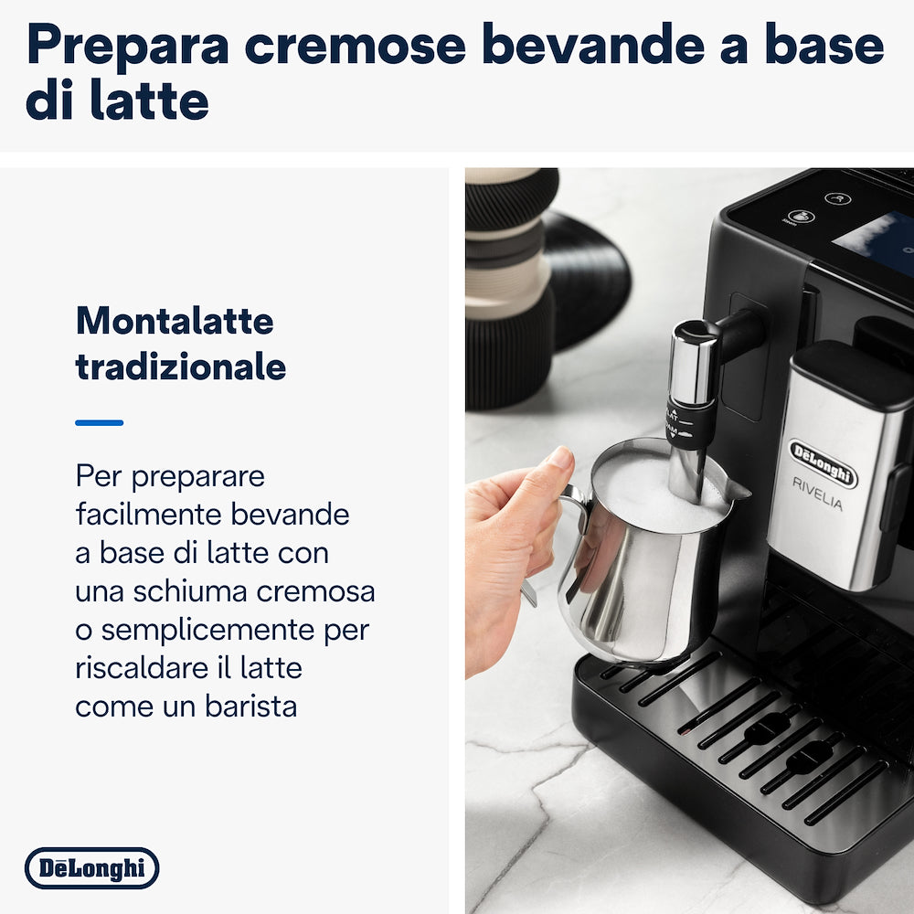 De Longhi EXAM44035B M.caffe' Automat.1450w Tft 1.4l Rivelia Coffee Blk