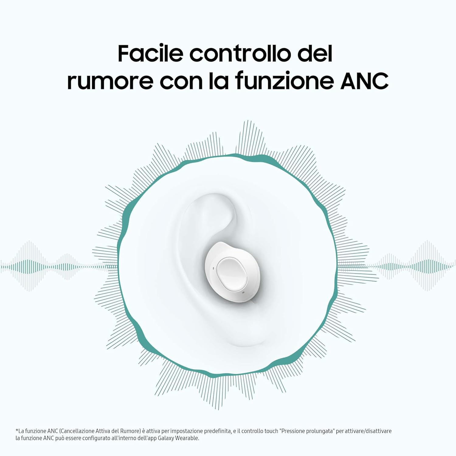 Samsung Auricolare Bluetooth Galaxy Buds Fe Graphite