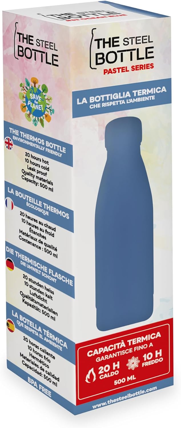The Steel Bottle #53 Ocean Blue Bottiglia Termica 500ml