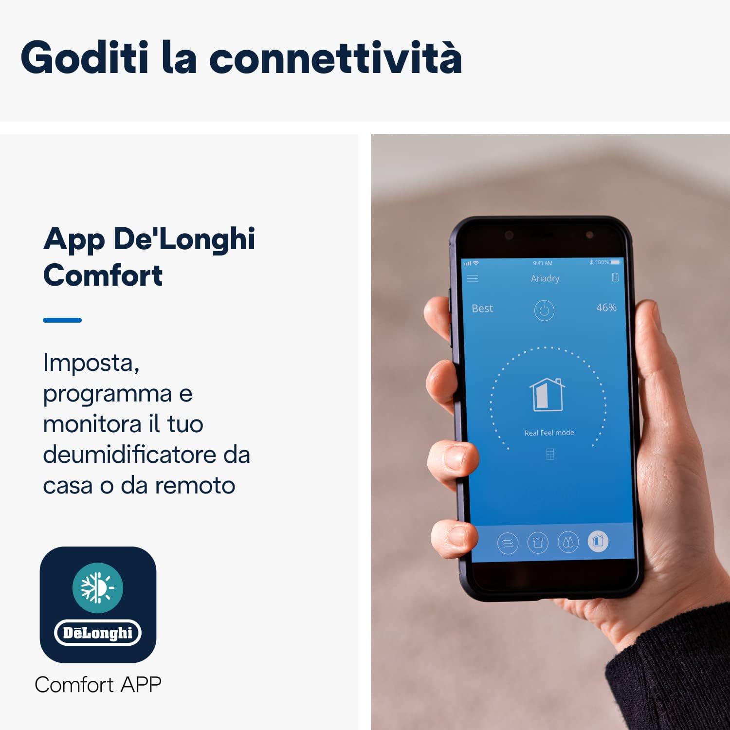 De Longhi Deumidificatore Tasciugo AriaDry Multi