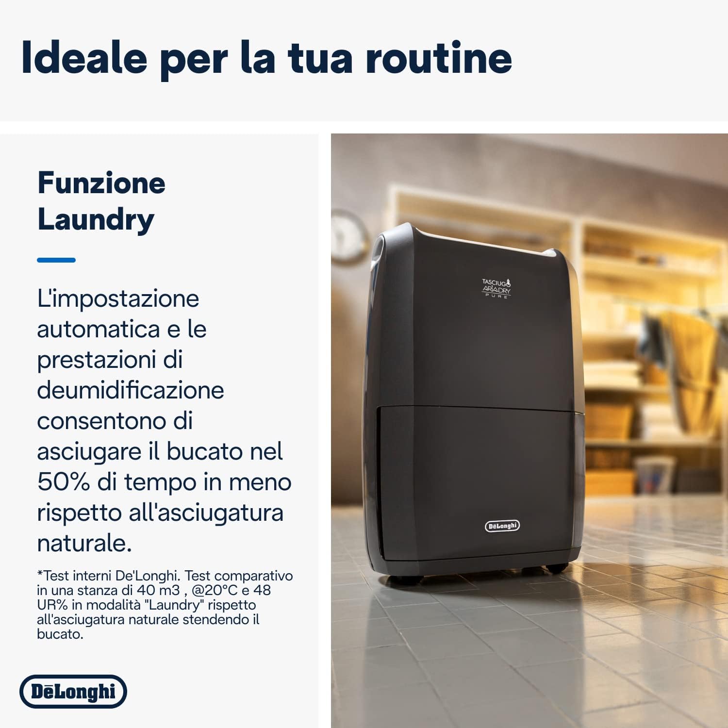 De Longhi Deumidificatore Tasciugo AriaDry Multi