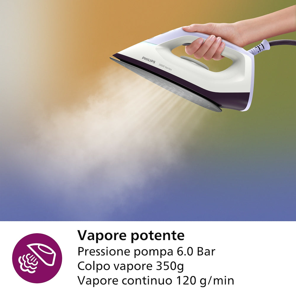 Philips PSG3000 Ferro Car.continua 2400w 1.4lt P.ceramica