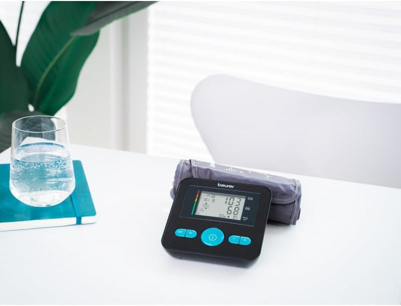 Beurer BM27LTDED2023 Mis.pressione Da Braccio 120pos. Disp.xl Nero/cyan