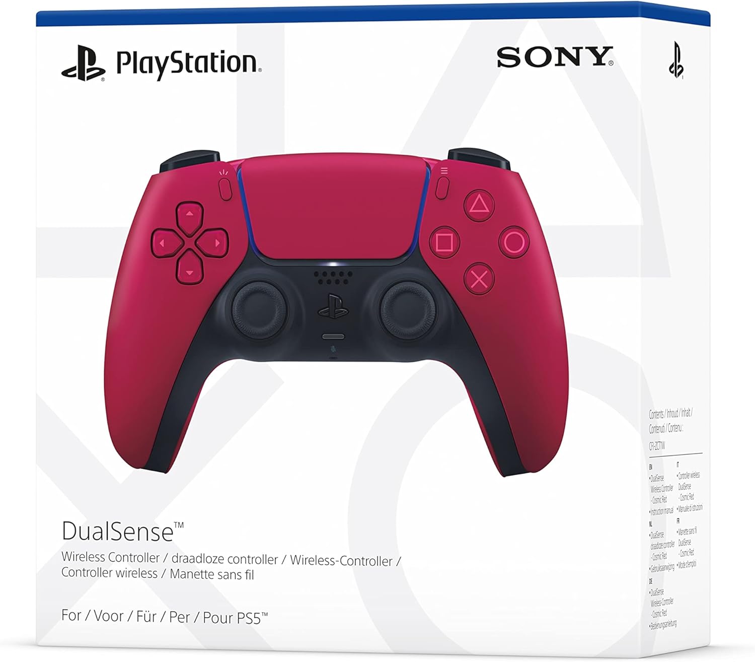 Sony Entertainment 1000040189 Controller Dualsense Per Ps5 Cosmic Red V2