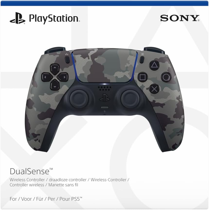 Sony Entertainment 1000040223 Controller Dualsense Per Ps5 Grey Camo V2