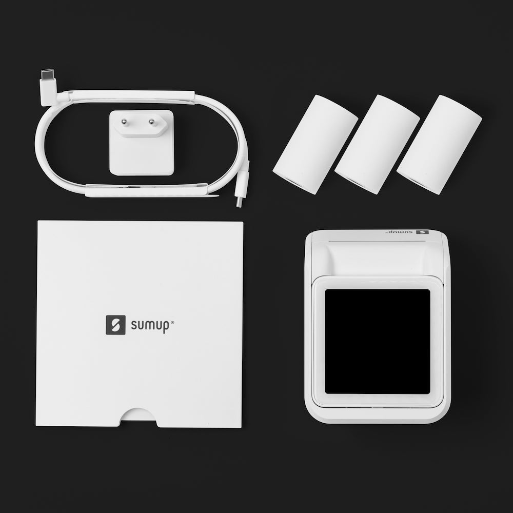 Sumup 800620001 Lettore Carte Pos Wifi Contactles Solo C/stampante