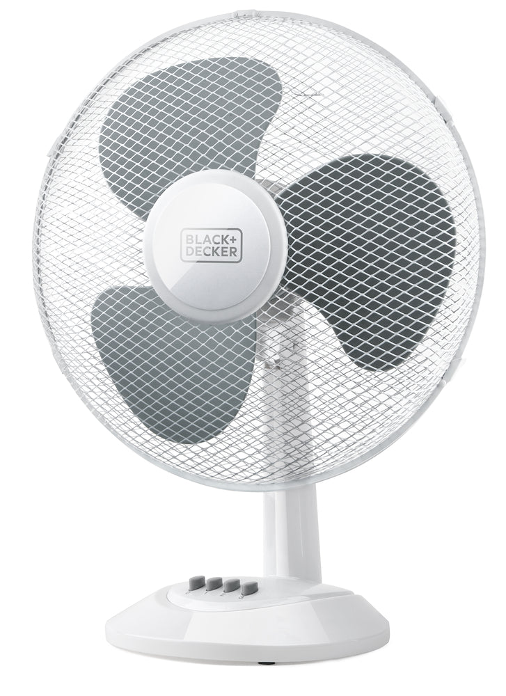 Black+decker BXEFD42E Vent.tavolo 40w 3vel 3pale Bianco