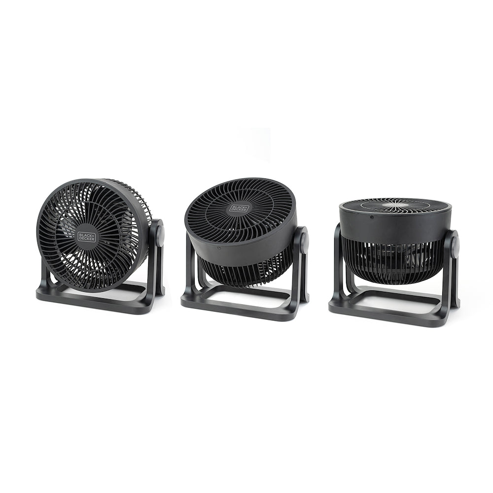 Black+decker BXEFD30E Vent.tavolo 35w Diam.20cm 3vel Nero