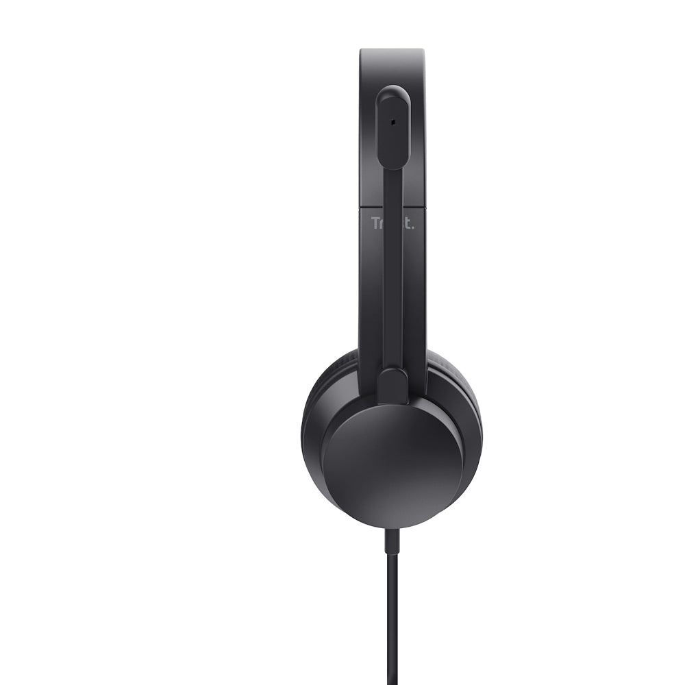 Trust 25088 Cuffia Pc C/mic. Usb Pc Ayda Nero