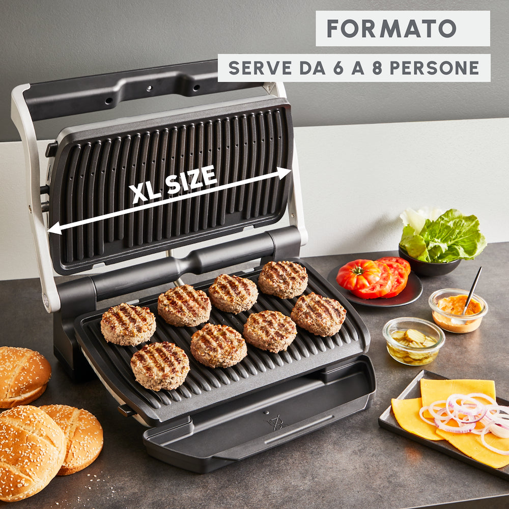 Moulinex GI727810 Bistecchiera 2000w Optigrill+ Xl Black