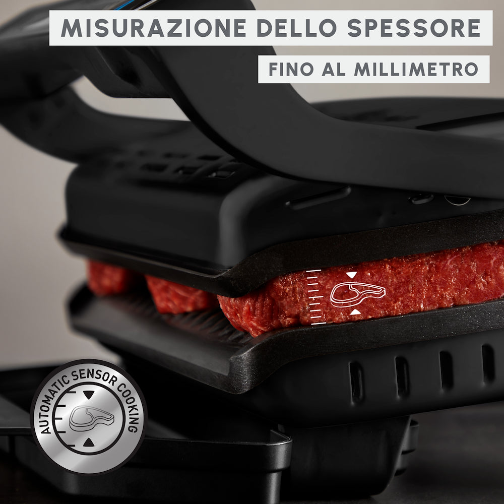 Moulinex GI727810 Bistecchiera 2000w Optigrill+ Xl Black